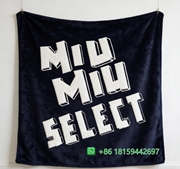 Miumiu Throw Blankets